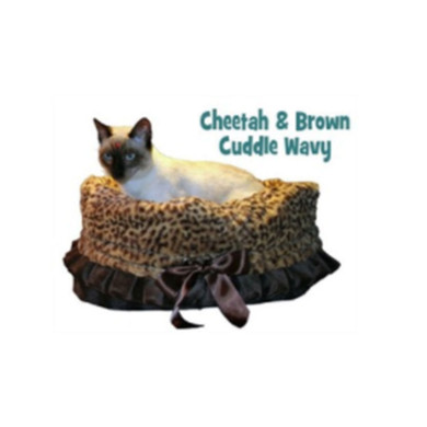 Cheetah Reversible Snuggle Bugs Pet Bed, Bag, and Car Seat in One