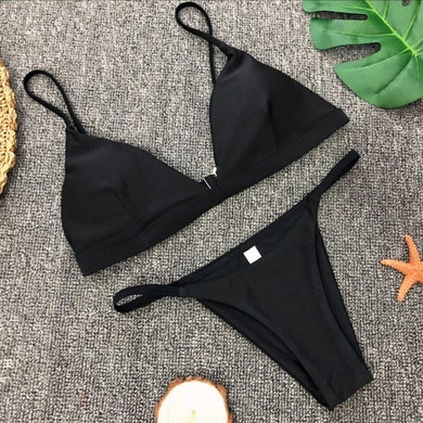 Women Push-Up Padded Bra Beach Bikini Set Swimsuit