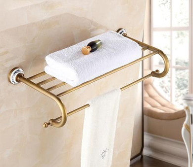 Wall Mounted Towel Shelf and Bar