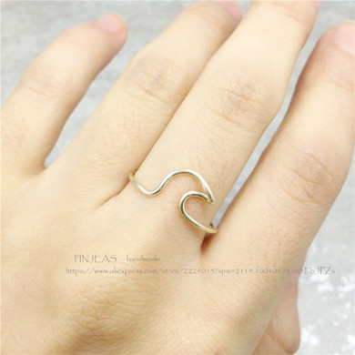 Handmade Wave Surf Ring