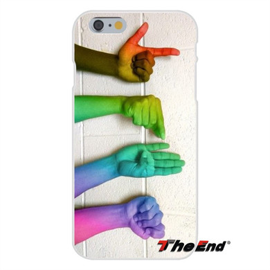 For iPhone X 4 4S 5 5S 5C SE 6 6S 7 8 Plus Galaxy Grand Core Prime Alpha Gay Lesbian LGBT Rainbow Pride ART Silicone Phone Case images 3