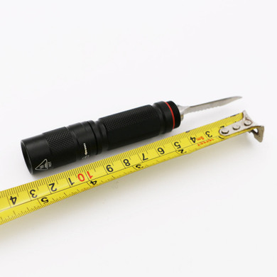 Multifunction LED Flashlight Torch with Tactical Knife