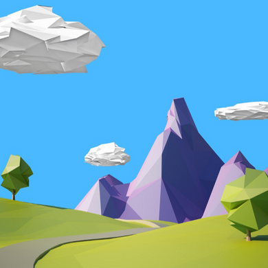 Make Low Poly 3D Environment Models in Blender and Unity