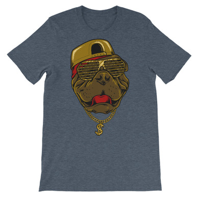 Hip Dog Hop Unisex short sleeve t-shirt