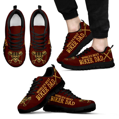 World's Best Biker Dad Sneakers