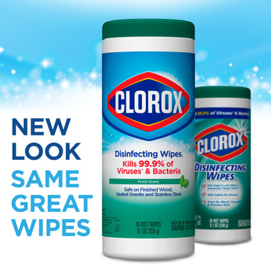 Clorox Disinfecting Wipes, Bleach Free Cleaning Wipes - Fresh Scent, 35 ct