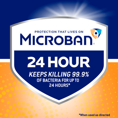 Microban 24 Hour Disinfectant Sanitizing Spray, Fresh Scent, 15 fl oz