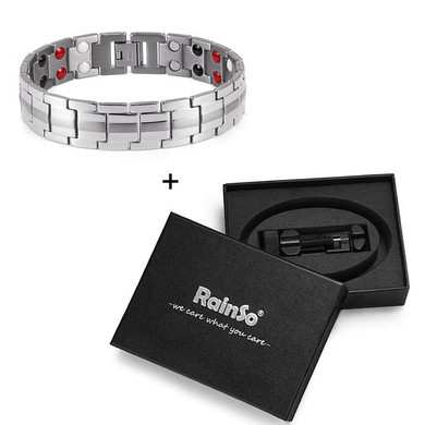 Men's Healing Magnetic Titanium Bio Energy Bracelet