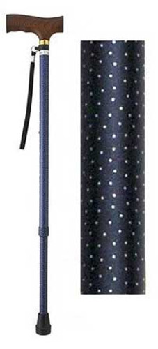 Welfan Cane - Dream Life Stick Patterned Telescopic Cane(Basic Type) 夢ライフステッキ 柄杖伸縮型 ベーシックタイプ