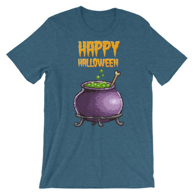 Retro Happy Halloween Short-Sleeve Unisex T-Shirt