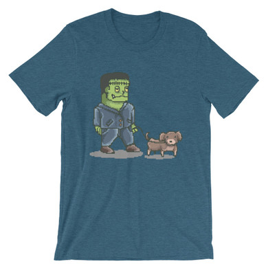 Retro FrankenDog Short-Sleeve Unisex T-Shirt
