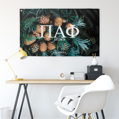 Pi Alpha Phi Pineapple Flag