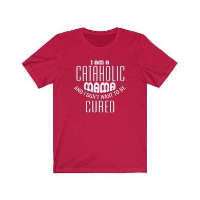Cataholic Mama Cat T shirt