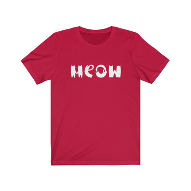 Cool Meow Design Cat Shirt