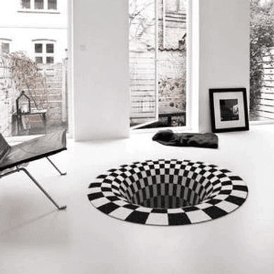 Optical Illusion Rug