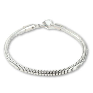 Beautiful Stainless Steel Charm Bracelet!