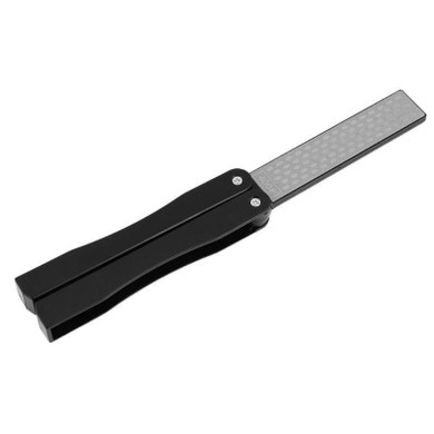 Folding Knife Sharpener with Diamond Sharpening Stone Folding Knife Sharpener with Diamond Sharpening Stone