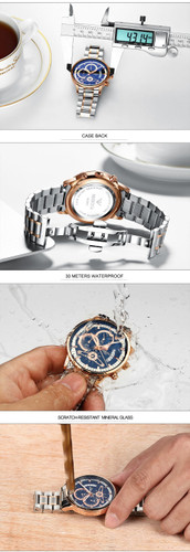 Military Army NIBOSI Mens Watch Top Luxury Brand