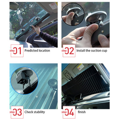 Car Sun Shade, Windshield Sun Shade For Auto Interior Front Window, Retractable Sun Visor 2020 New