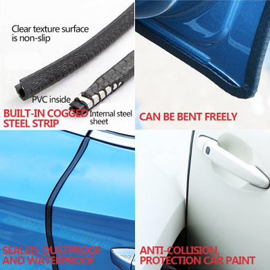 32ft Car Door Edge Protectors Automotive Door Guard Strip Molding Trim