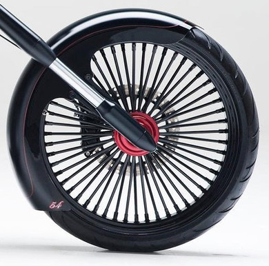 DNA Mammoth Black Out Fat Spoke Wheel Package