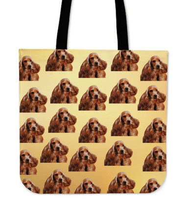 Cocker Spaniel Cotton Tote Bag