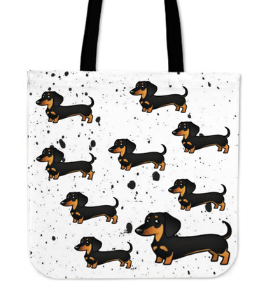 Dachshund Cotton Tote Bag