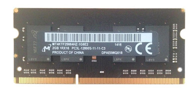 Micron MT4KTF25664HZ-1G6E2 DDR3 1GB 1600Mhz 1Rx16 PC3-12800 DDR3-1600MHz non-ECC Unbuffered CL11 204-Pin soDimm 1.35V Memory module for Laptop