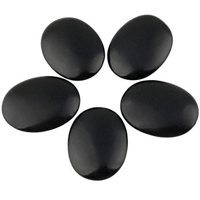 Oval Worry Stones,Palm Pocket Stone,Healing Crystal Chakra Therapy Geometry,Assorted Stones