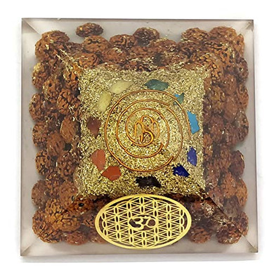 7 Chakra Orgone Energy Generator Pyramid for Vastu Correction Orgonite Pyramids