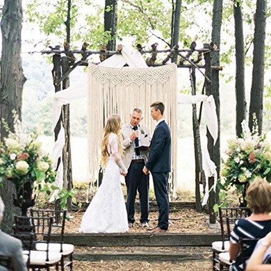 Macrame Wall Hanging  Cotton Handmade Woven Wall Wedding