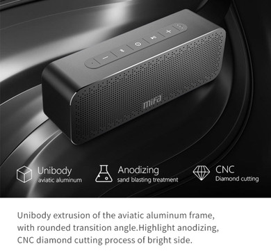 Metal Portable Super Bass Wireless Bluetooth 4.2 Speaker