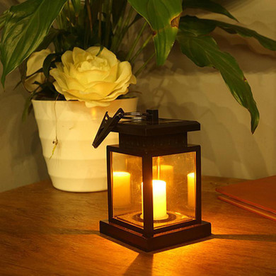 Waterproof LED Solar Outdoor Garden Lamp Flameless Candle Light
