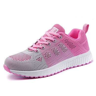 Women Casual Shoes Fashion  White Vulcanized Shoes Breathable Walking Mesh Sneakers Women Shoes Chunky Sneakers Tenis Feminino