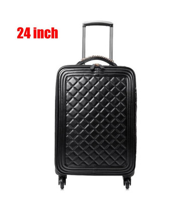 Retro PU Rolling Luggage Set Spinner Women Trolley Case/Bag Travel Suitcase Set Wheels Man Boarding Travel Bag