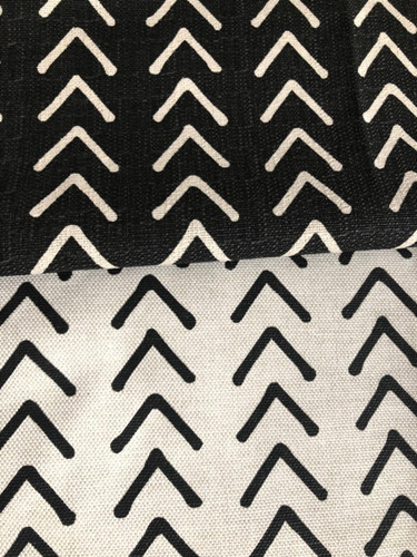 Mudcloth Upholstery Fabric by the yard / Home Decor Fabric / Cotton Upholstery Fabric / Heavy weight fabric / White Mudcloth Fabric
