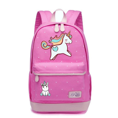 Unicorn Dab Canvas Backpack