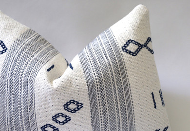 12x18 Navy Grey Pillow Cover / 12x18 Lumbar Cover / 12x18 Decorative Throw Pillow Case / Ivory 12x18 / Navy 12x18 / Grey 12x18