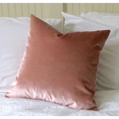 Blush Velvet Pillow Cover / Pink Velvet Pillow Cover / Rose Quartz pillow cover / 12x21 14x36 24x24 22x22 Blush Pink