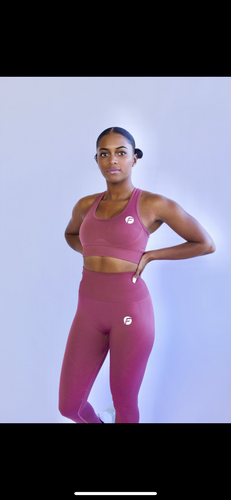 FLEXI-STRETCH Seamless Legging (Earth Red)