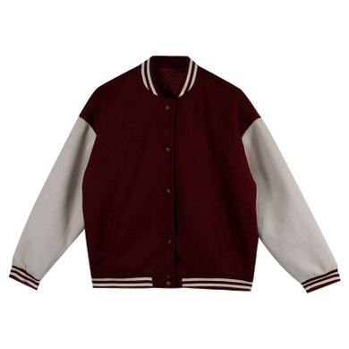 Colorblocking Over Size Female's Jacket Patchwork Casual Women Coats For Autumn Winter Jackets Korean women's baseball uniform