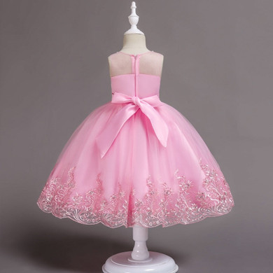 Flower Girl's Birthday Banqueе Dresses Wedding Party White Flower Girls Dresses