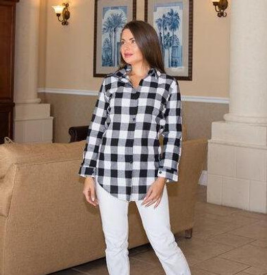 Plaid Bridesmaid Shirts Button Up