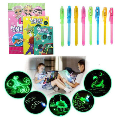 SketchNGlow Glow In The Dark Sketch Pad For Children