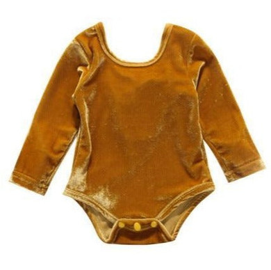 Brown Velvet Onesie