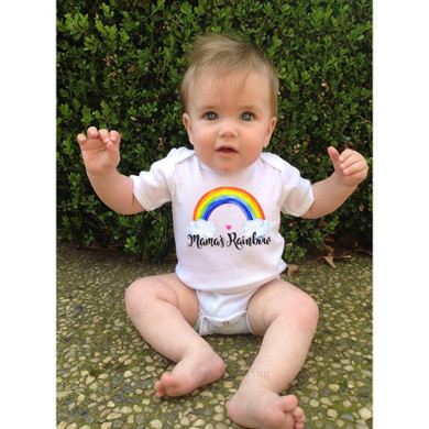 Mama's Rainbow Onesie