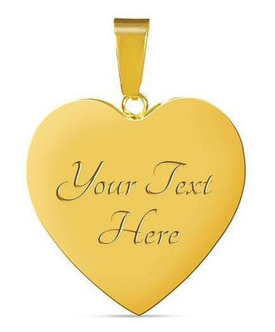 Luxury Greyhound Love Heart Necklace With Engraving Option