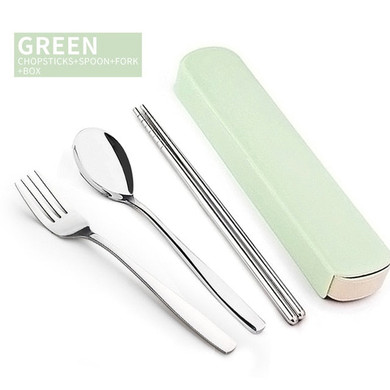 Stainless Steel Portable Tableware Set