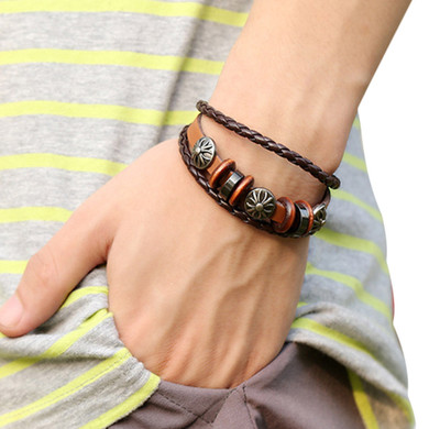 Unisex Leather Bracelet
