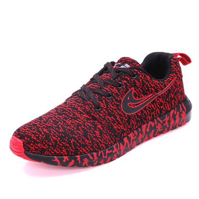 LudBA Athletic Men Women Running Shoe Sports-Sneakers (Red)